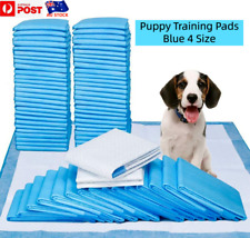 Puppy Pet Dog Toilet Training Pads Indoor Thick Super Absorbent Blue 4 Sizes Au