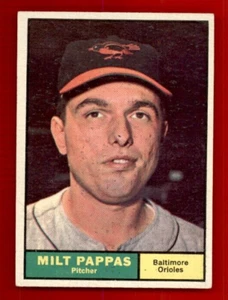 Milt Pappas 1961 Topps #295 excelente - Imagen 1 de 2