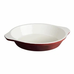Plato Gratinado Redondo Vogue en Rojo Hecho de Hierro Fundido 400ml 30(H) x 150mm - Imagen 1 de 7