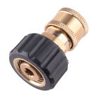 Pressure Washer M22 Male to 1/4" Quick Coupling Connector Plug Adapter 15mm