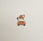 Thicc Corgi Laptop Sticker / Cute Dog Decal