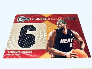 2011 LeBron James Panini Totally Certified Red Fabric Of The GameG.W.Jersey#/299 - Picture 1 of 2