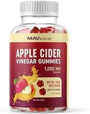 Apple Cider Vinegar Gummy 1000MG | Vegan Healthy Weight Digestion & Keto Diet Su