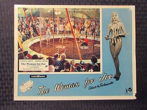 1955 A WOMAN FOR JOE Original 14x11" Lobby Card VG- 3.5 Diane Cilento