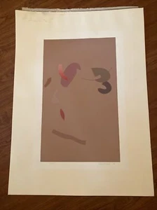 "Helmut Barnett signierte Lithographie ungerahmt 1982 45 Impressionen 29,5"" x 21,5"" - Bild 1 von 16