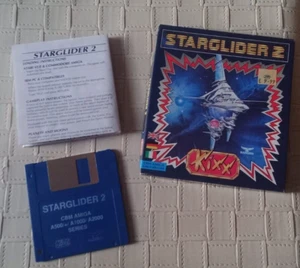 STARGLIDER 2 KIXX COMMODORE AMIGA 500 600 1000 2000 - Foto 1 di 10
