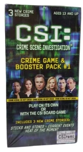CSI Crime Game Booster Pack # 1 Neu Sealed! Spielt alleine 3 Krimis - Bild 1 von 9