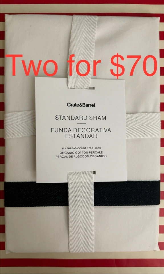 Esmoquin a rayas de algodón orgánico Crate & Barrel (estándar/negro/583-770) Foto 1 de 3
