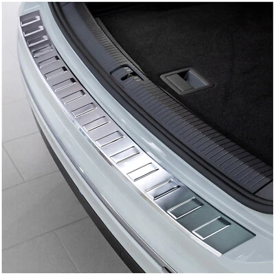 Protector de borde de carga con bisel para VW Tiguan 2 y Allspace acero inoxidable 2016-2024 - Imagen 1 de 4