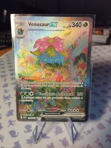Venusaur Ex 198/165 Fuoriserie Special Illustration Rare- Set Pokemon 151 - Ita