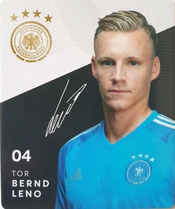 Rewe DFB Sammelkarten Fußball WM 2022 Qatar Nr. 4: Bernd Leno Trapp Bild NEUWARE - Picture 1 of 2