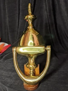 Vintage Ives Collection Solid Brass Apartment Door Knocker Complete - Picture 1 of 6
