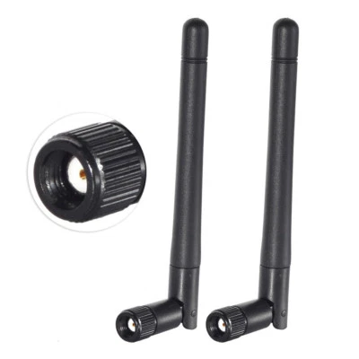2 Stück Dual-Band WiFi 2,4Ghz 5GHz RP-SMA Antenne für Zmodo Reolink IP-Kamera - Bild 1 von 4