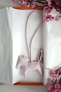 BNIB Hermes Rodeo Pegase PM Agneau Milo Rose Darling - Picture 1 of 24