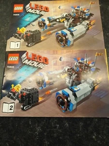 LEGO 70806 The Lego Movie Castle Cavalry - Instruction Booklet 1 & 2 Only. - Picture 1 of 2