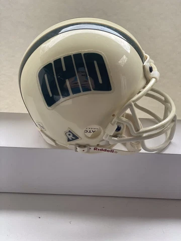 OHIO BOBCATS NCAA RIDDELL AUTHENTIC MINI FOOTBALL HELMET Cover