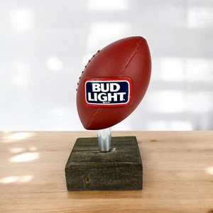 Escopeta corta vintage Bud Light Football Shape NFL grifo cerveza manillar bar cueva - Imagen 1 de 15