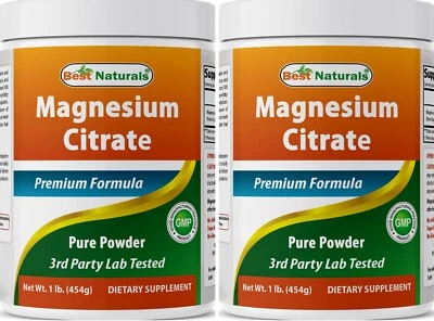 2 Pack Best Naturals Magnesium Citrate 1 lb - Image 1 of 4
