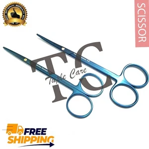 2 TC Baby Metzenbaum Scissors 5.5" STR/CVD SuperCut German Surgical instruments - Picture 1 of 5