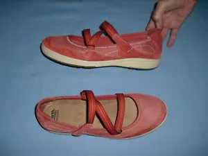Earth Origins Damengröße 11 M Eclipse Elle Mary Jane Halbschuhe Schuhe Wildleder lachsfarben - Bild 1 von 4