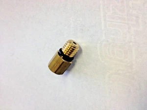 2001-2016 Chevy GM 6.6L Duramax Bleeder Screw Fuel Pressure Gauge Sensor Adapter - Picture 1 of 2