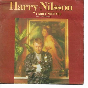 HARRY NILSSON 7"PS Spain 1980 I don't need you - Picture 1 of 1