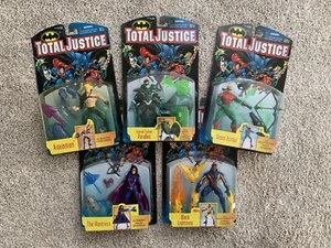 Lot of 5 Total Justice Action Figures (1996) DC Kenner - Picture 1 of 11