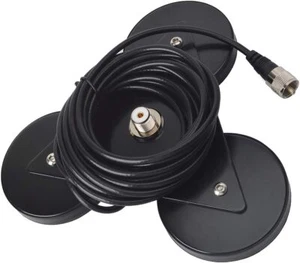 HYS Antenne Magnethalterung UHF-Buchse (SO239) Stecker, Schwerlast... - Bild 1 von 6