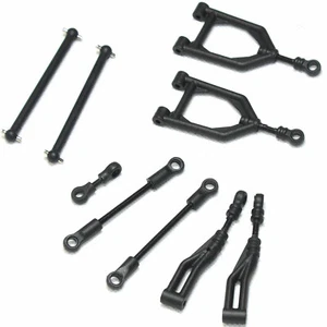 HBX part 12003 Front /Rear Upper Arms Drive Shafts Steering Linkage for 1/12 RC - Picture 1 of 12