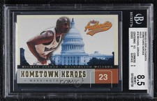 2002-03 Fleer Authentix Hometown Heroes Michael Jordan #16HH BGS 8.5 HOF