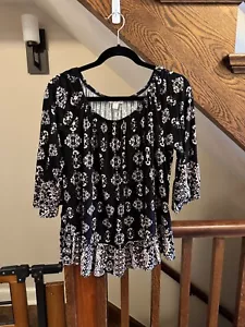 NWT Style And Co Peasant Top Size L Orig $49.50 - Picture 1 of 5