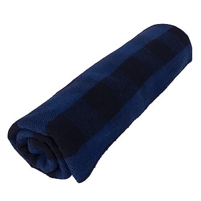 Rothco Blue Plaid Wool Blanket 11460 - Image 1 of 3