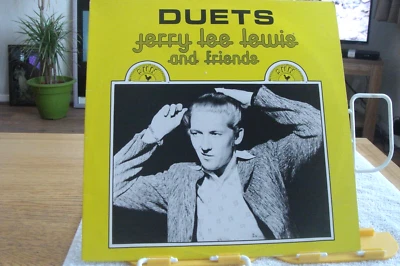 GG-ROCKABILLY-JERRY LEE LEWIS & FRIENDS-DUETS-UK LP-NM-1978-ELVIS -SUN -MONO - Image 1 of 2