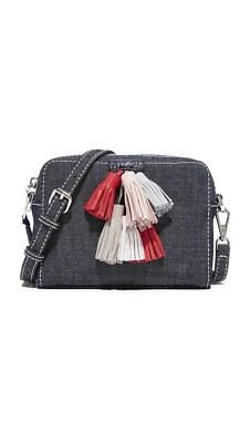 Nuevo Bolso Bandolera Rebecca Minkoff Mini Sofia Denim Borla Foto 1 de 4
