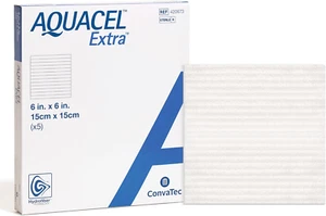 Convatec AQUACEL Extra 6"X6" Hydrofiber Absorbant Dressing for Moderate to Highl - Picture 1 of 12