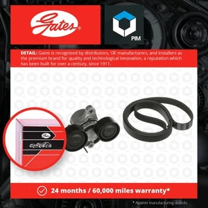 Drive Belt Kit fits BMW 640D 3.0D 11 to 18 N57D30B Set Gates Quality Guaranteed - Picture 1 of 2
