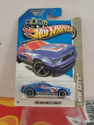 Hot Wheels 2013 Treasure Hunt Ford Mustang GT Concept - Police Decor - Image 1 of 4