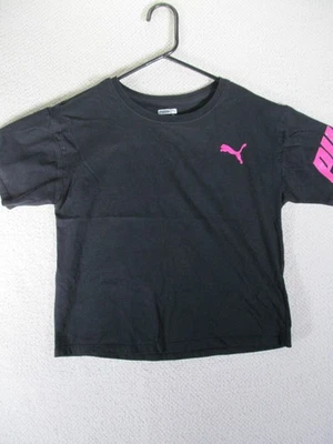 Camiseta Puma Power Pack Logo de Gato Cuello Redondo Manga Corta Juvenil Niña Talla Grande Foto 1 de 4