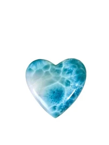 190 CT Natural Dominican Nice Blue Larimar Stone Cabochon - Picture 1 of 4