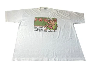 Vintage 90s Rudolph They Used to Laugh & Call Me Names 1995 T-Shirt Adult 3XL - Bild 1 von 7