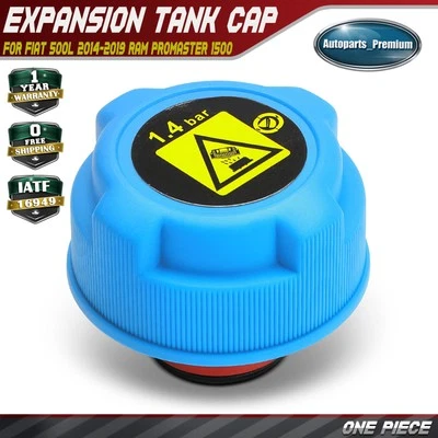 Tampa do reservatório de líquido de arrefecimento para Fiat 500L 2014-2019 Ram ProMaster 1500 ProMaster 2500 - Imagem 1 de 4