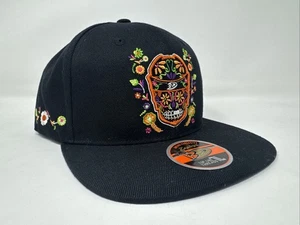Anaheim Ducks NHL Sugar Skull Zephyr Snapback - RARE Dia De Los Muertos - NWT - Picture 1 of 9