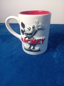 Disney Mickey Mouse Design, 3D Embossed Large White Mug - Picture 1 of 6