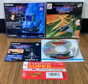 PC Engine CD * GRADIUS II GOFER * Japan Spine Stickers - Picture 1 of 1