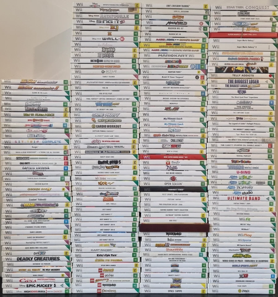 Nintendo Wii games mixed. *Select a title* - image 1 of 4