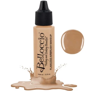 New Belloccio Pro Airbrush Makeup IVORY SHADE FOUNDATION Flawless Face Cosmetics - Picture 1 of 5