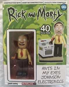 Rick & Morty Ants In My Eyes Johnson Electronics Minifigura Conjunto de Construcción Nuevo - Imagen 1 de 2