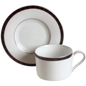 Nikko tazza e piattino cravatta nero 2200924 - Foto 1 di 1