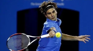 ● NIKE RF FEDERER AUSTRALIAN OPEN 2008 TENNIS BLUE SHIRT SIZE MEN'S ADULT L ● - Picture 1 of 16