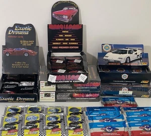 Lot - 600+ mixed-sport cards & Exotic & Muscle Car Trading cards in sealed packs - Picture 1 of 7